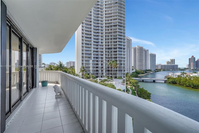 3000 Island Blvd Unit 706, Aventura, FL 33160 - balcony featuring a water view and a city view