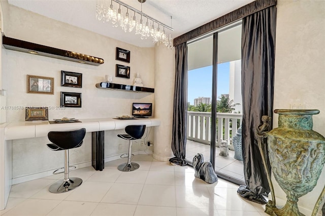 3000 Island Blvd Unit 706, Aventura, FL 33160 - bar area with tile patterned floors