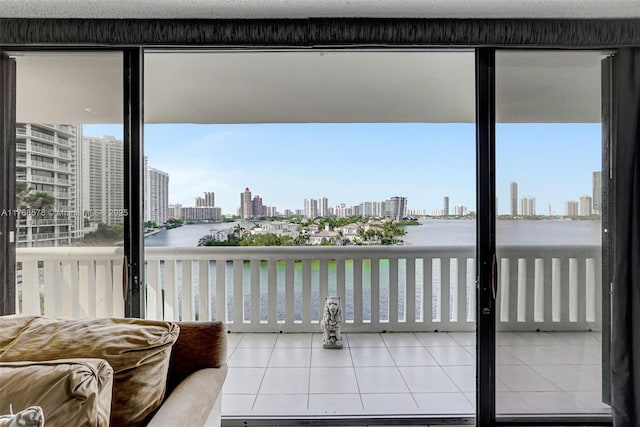 3000 Island Blvd Unit 706, Aventura, FL 33160 - balcony with a skyline view and a water view