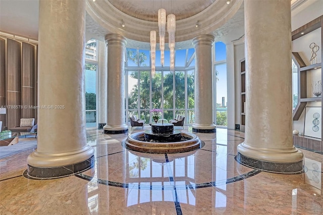 3000 Island Blvd Unit 706, Aventura, FL 33160 - building lobby with a high ceiling