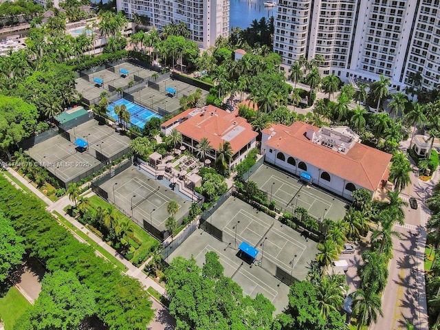 3000 Island Blvd Unit 706, Aventura, FL 33160 - drone / aerial view of a pool area