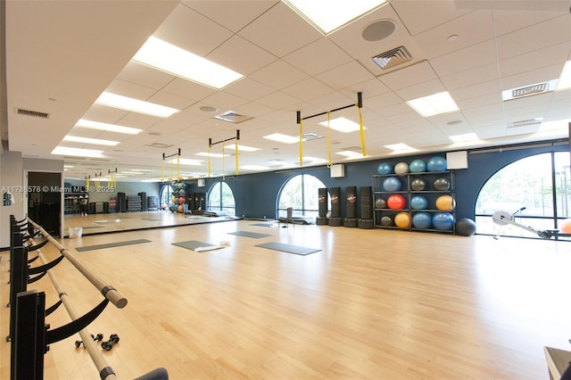 3000 Island Blvd Unit 706, Aventura, FL 33160 - exercise room with wood finished floors