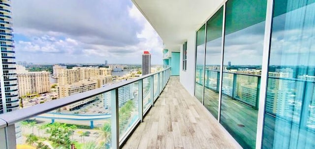 4111 S Ocean Dr Unit 1801, Hollywood, FL 33019 - balcony featuring a view of city