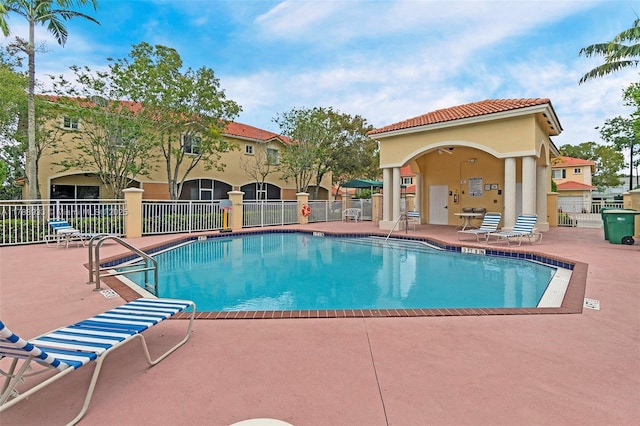 8308 Santa Monica Ave, Tamarac, FL 33321 - community pool with a patio area