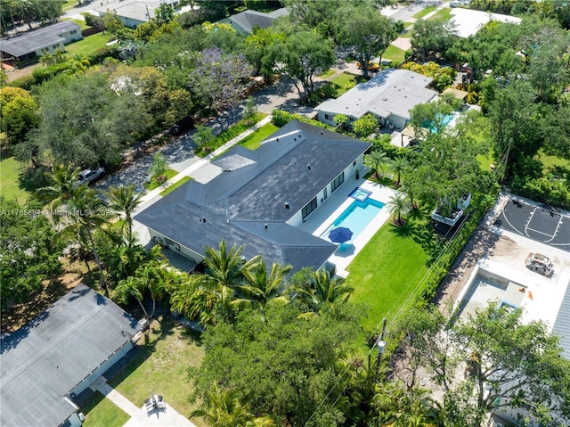 aerial view
