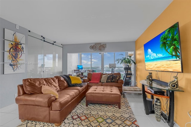 4400 Hillcrest Dr Unit 912B, Hollywood, FL 33021 - living room featuring light tile patterned floors