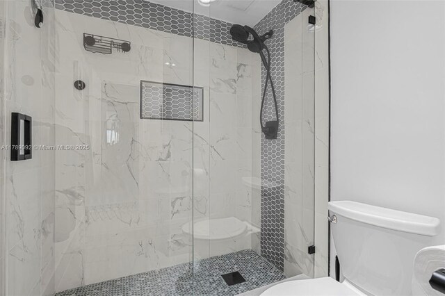 4400 Hillcrest Dr Unit 912B, Hollywood, FL 33021 - full bath featuring a marble finish shower and toilet