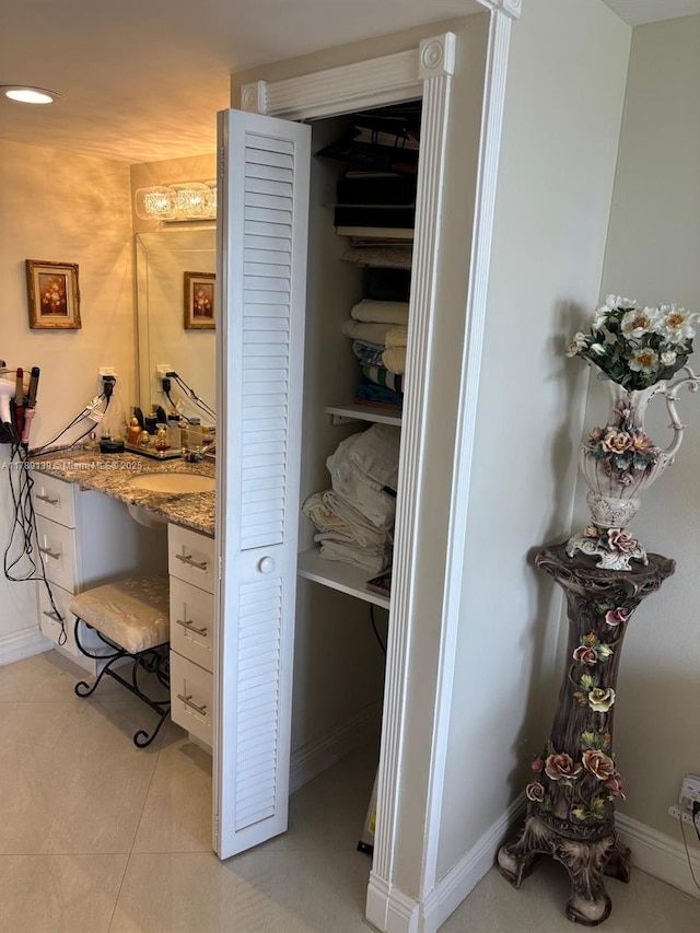 500 Three Islands Blvd Unit 313, Hallandale Beach, FL 33009 - closet featuring a sink