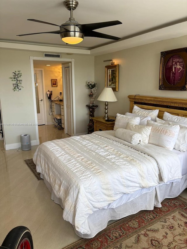500 Three Islands Blvd Unit 313, Hallandale Beach, FL 33009 - view of tiled bedroom