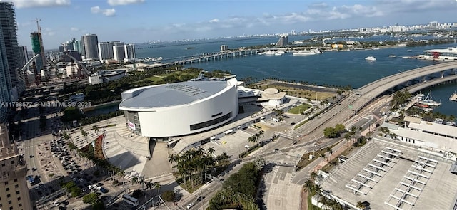 398 NE 5th St Unit 2805, Miami, FL 33132 - view of urban area with a notable bridge and a nearby body of water