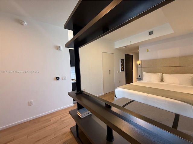 398 NE 5th St Unit 2805, Miami, FL 33132 - stairway with wood finished floors and baseboards