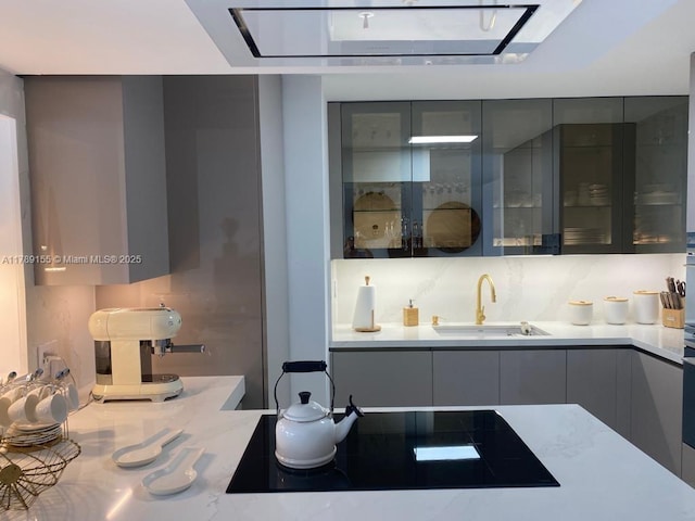 1450 Brickell Bay Dr Unit 1709, Miami, FL 33131 - bathroom featuring a tray ceiling, toilet, and vanity