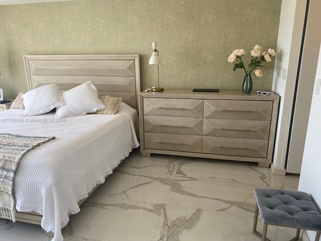1450 Brickell Bay Dr Unit 1709, Miami, FL 33131 - bedroom with marble finish floor