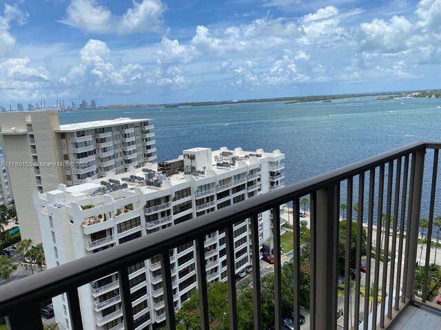 1450 Brickell Bay Dr Unit 1709, Miami, FL 33131 - view of water feature featuring a view of city