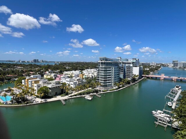 5900 Collins Ave Unit 1505, Miami Beach, FL 33140 - aerial view of skyline and a large body of water