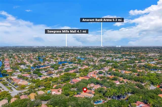drone / aerial view