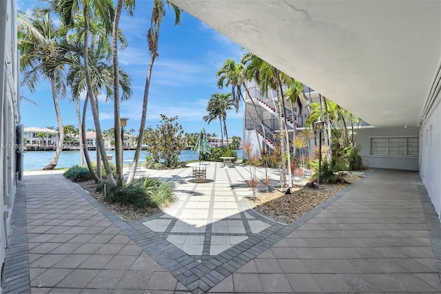 2200 S Ocean Dr Unit N116, Hollywood, FL 33019 - view of patio / terrace with a water view