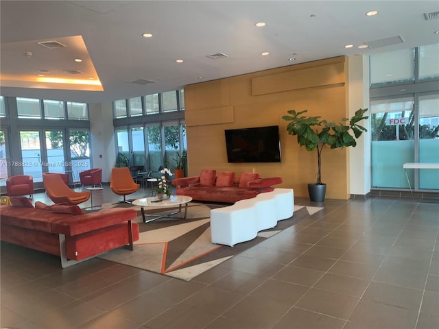 79 SW 12th St Unit 2703-S, Miami, FL 33130 - building lobby featuring visible vents