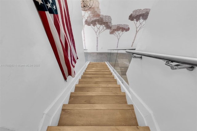 view of staircase