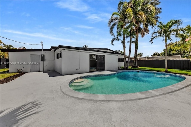 15020 NE 7th Ave, Miami, FL 33161 - view of pool featuring fence, a patio area, and a fenced in pool