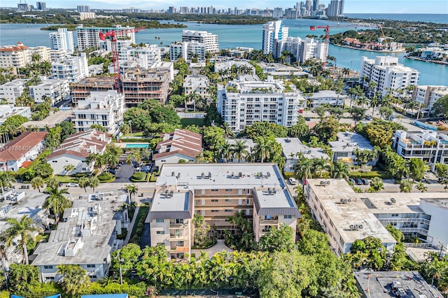 1120 99th St Unit 302, Bay Harbor Islands, FL 33154 - bird's eye view of city skyline and a nearby body of water
