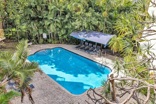 1120 99th St Unit 302, Bay Harbor Islands, FL 33154 - community pool with a patio area
