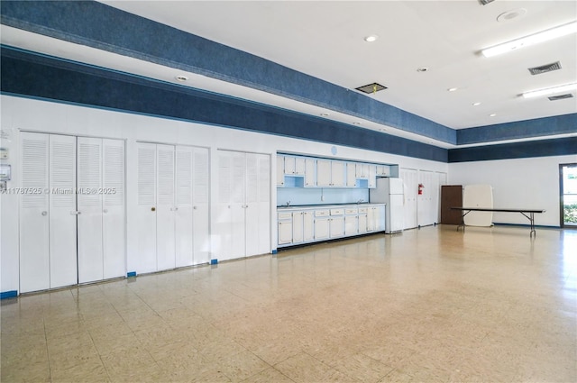 interior space featuring visible vents