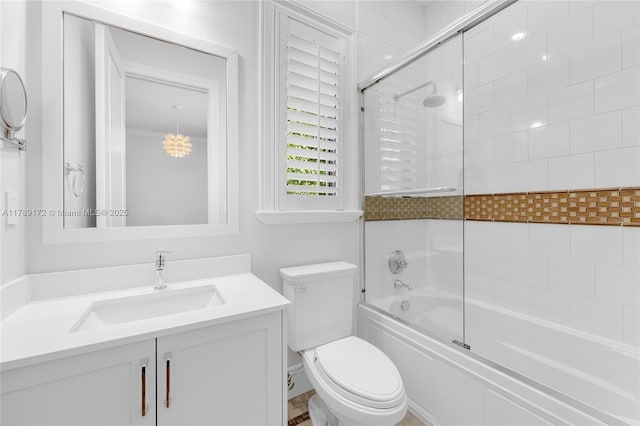 1672 Micanopy Ave, Miami, FL 33133 - bathroom with shower / bath combination with glass door and vanity