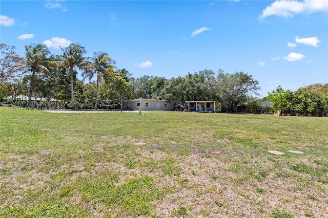 8350 SW 98 Th St, Miami, FL 33156 - view of yard featuring volleyball court