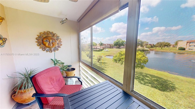 9681 Sunrise Lakes Blvd Unit 209, Sunrise, FL 33322 - sunroom / solarium with a water view