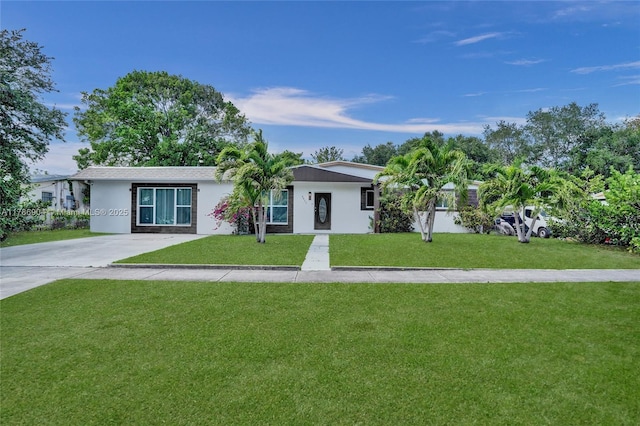 3411 SW 36th St, West Park, FL 33023 - single story home with stucco siding, a front lawn, and concrete driveway
