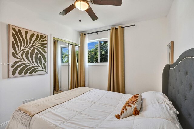 3411 SW 36th St, West Park, FL 33023 - bedroom with a ceiling fan