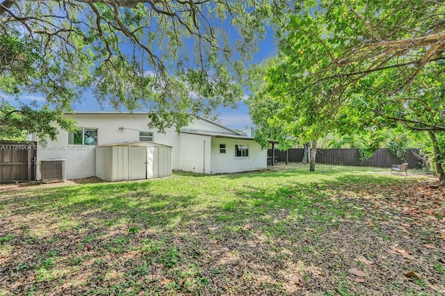 3411 SW 36th St, West Park, FL 33023 - fenced backyard with a storage unit