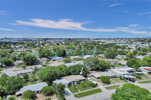 3411 SW 36th St, West Park, FL 33023 - aerial view of property and surrounding area featuring a nearby body of water and nearby suburban area