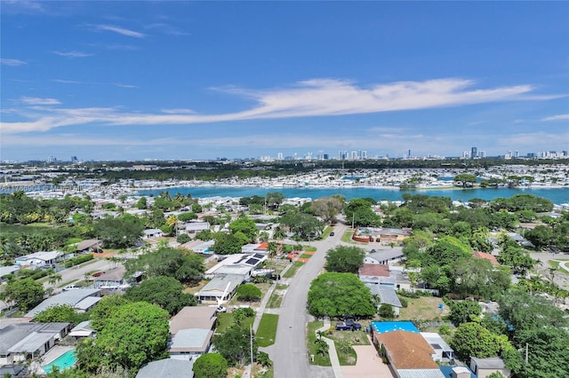 3411 SW 36th St, West Park, FL 33023 - drone / aerial view of city skyline and a large body of water