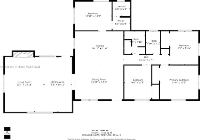 3411 SW 36th St, West Park, FL 33023 - view of home floor plan