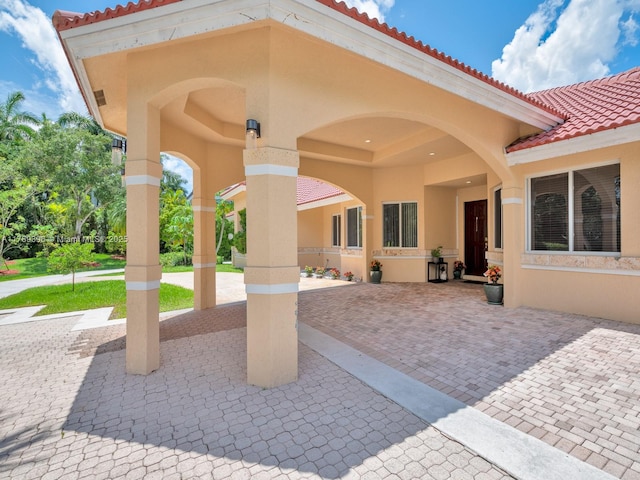 view of patio