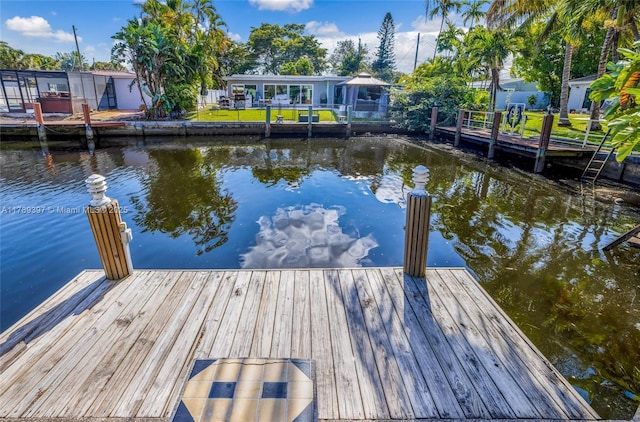 2020 NW 33rd Ct, Oakland Park, FL 33309 - view of dock featuring a water view
