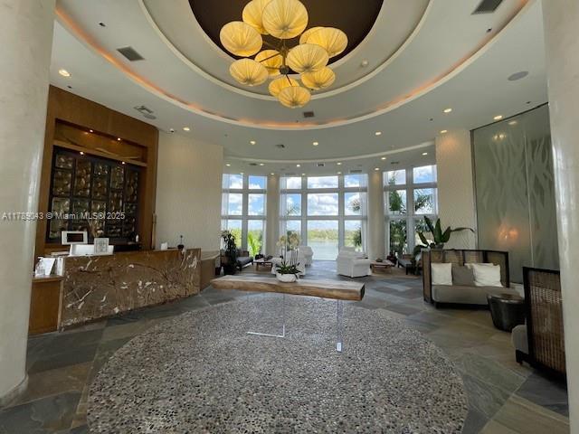 2681 N Flamingo Rd Unit 1501S, Sunrise, FL 33323 - common area with recessed lighting and a high ceiling