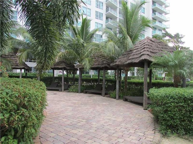 2681 N Flamingo Rd Unit 1501S, Sunrise, FL 33323 - view of home's community featuring a gazebo