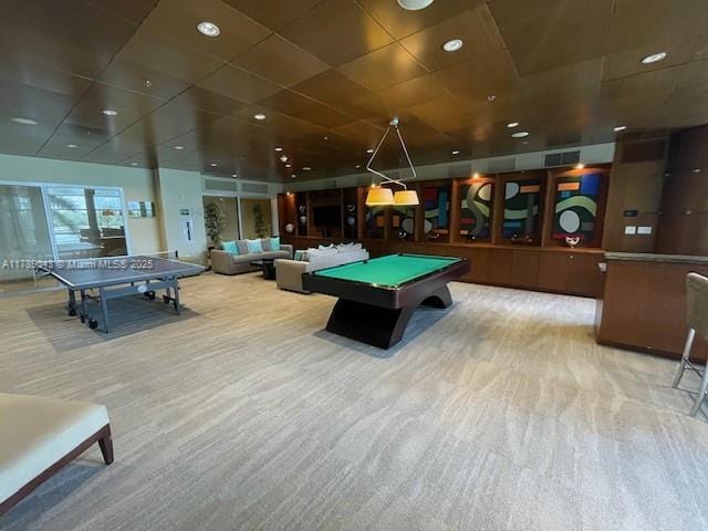 2681 N Flamingo Rd Unit 1501S, Sunrise, FL 33323 - recreation room featuring carpet floors and pool table