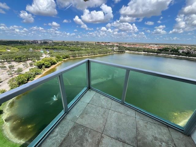 2681 N Flamingo Rd Unit 1501S, Sunrise, FL 33323 - balcony with a water view