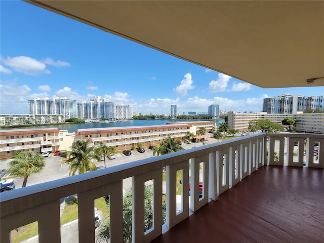 2930 Point E Dr Unit E603, Aventura, FL 33160 - balcony with a city view and a water view