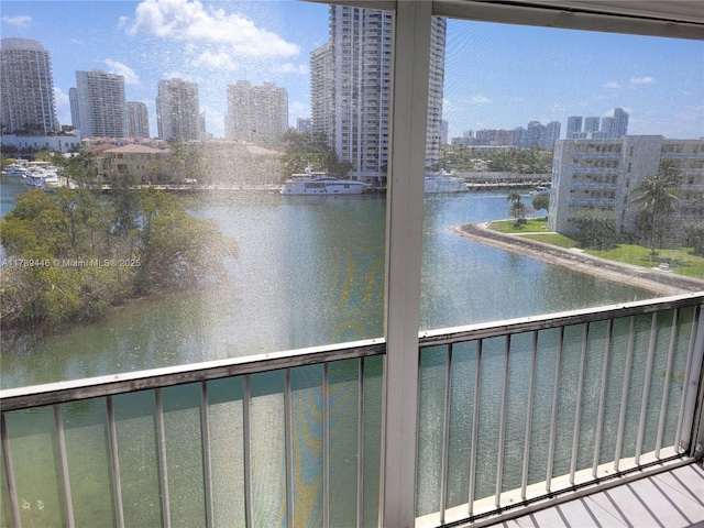 2930 Point E Dr Unit E603, Aventura, FL 33160 - view of water feature featuring a city view