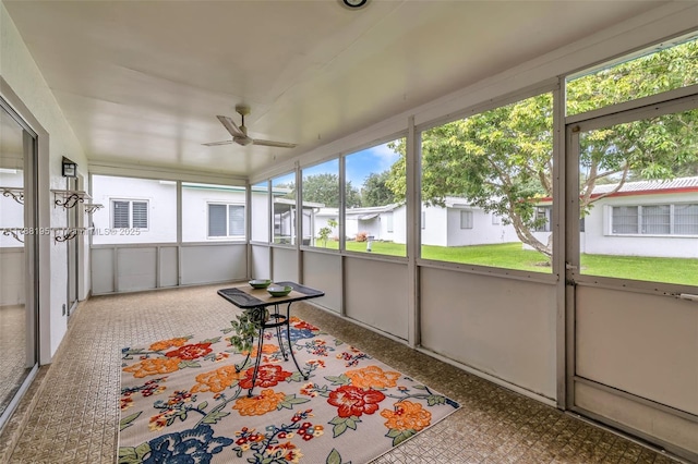 1171 NW 88th Way, Plantation, FL 33322 - sunroom / solarium with a ceiling fan
