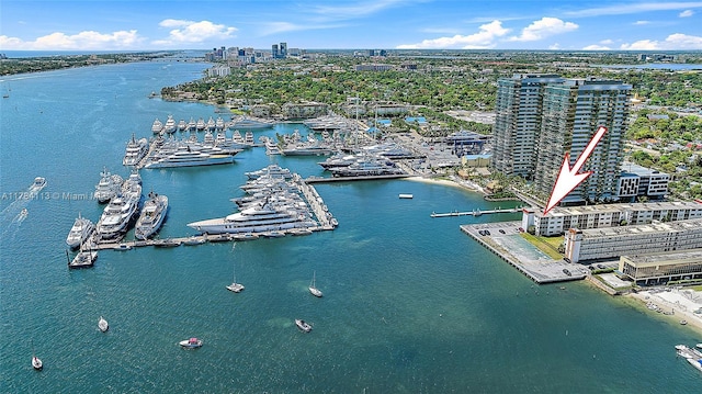 4500 N Flagler Dr Unit C24, West Palm Beach, FL 33407 - aerial view with a city view and a water view