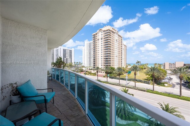 1945 S Ocean Dr Unit 401, Hallandale Beach, FL 33009 - balcony featuring a view of city