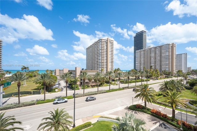 exterior space featuring a city view