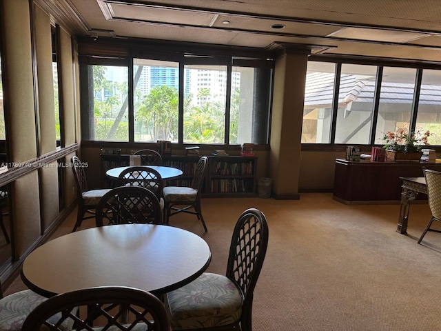 520 Brickell Key Dr Unit A713, Miami, FL 33131 - dining room with carpet