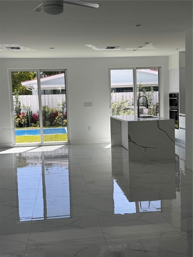 900 SW 24th Rd, Miami, FL 33129 - interior space featuring a sink and marble finish floor